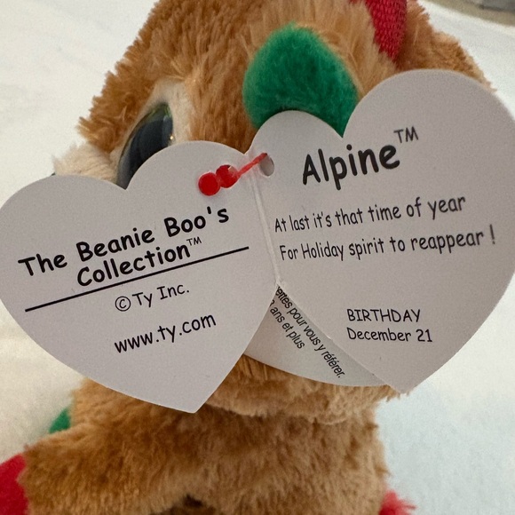 BNWT “Alpine” 5” Holiday Beanie Boo - Picture 3 of 7